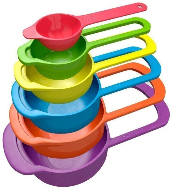 SWISS WONDER XIV®-130-LO-Kitchen Plastic Measuring Spoons Set 5 Pcs Measuring Cup Set  (1 ml, 2.5 ml, 5 ml, 7.5 ml, 15 ml)