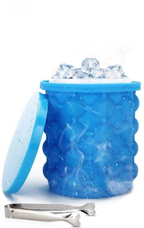 Axostar 1 L Silicone Ice Bucket-001 Ice Bucket  (Blue)
