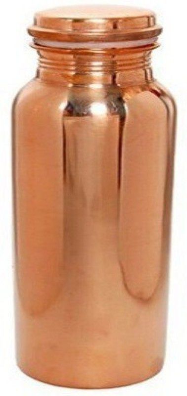 martsindia Pure Copper Water Bottle Joint Free & Leak Proof 900 ml 900 ml Bottle  (Pack of 1, Brown, Copper)