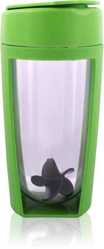 YACHT Protein Shaker BPA Free with Mixer Ball, Strength, Green, 700 ml Bottle  (Pack of 1, Green, Plastic)