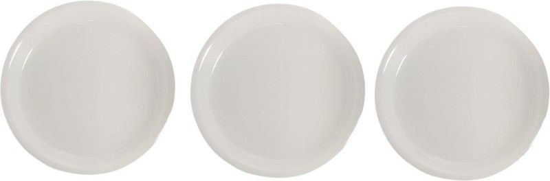 DECORITUP Acrylic PVC Free Unbreakable Dishware Full Plate (Pack of 3) Dinner Plate  (Pack of 3, Microwave Safe)
