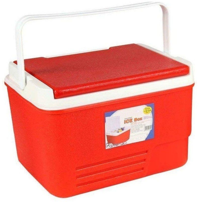 Randal 6 L Plastic Multipurpose Use Insulated Chille Ice Box _ ( 6 L - Red ) Ice Bucket  (Red)