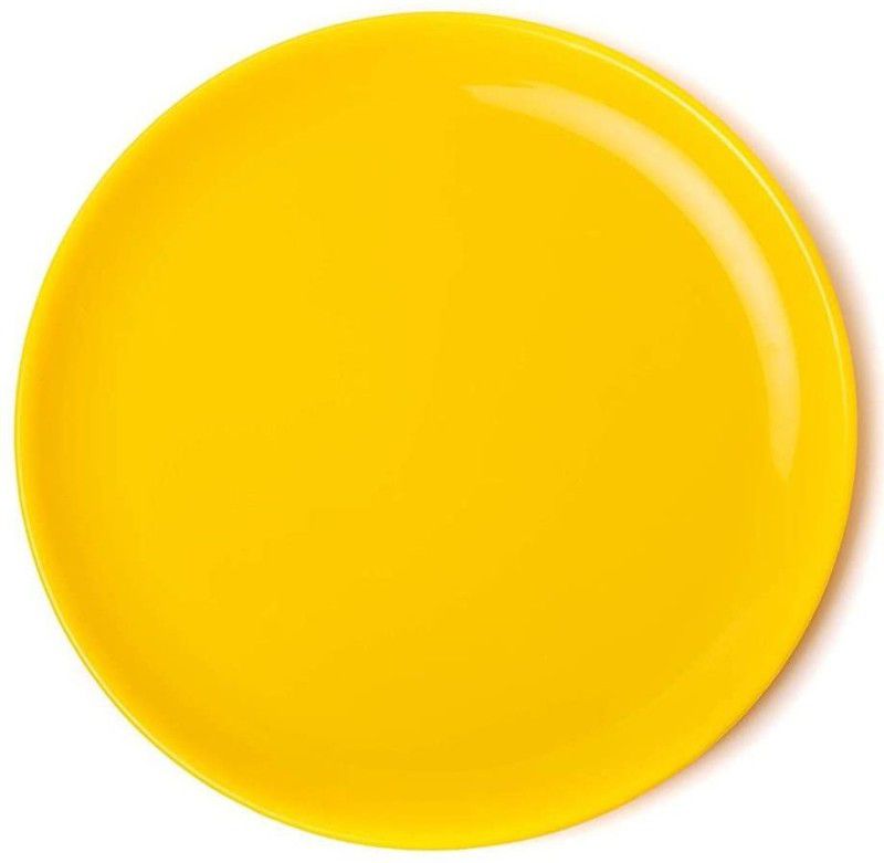 Kanha Microwave Safe & Unbreakable Round Full Plates ,set of 3 Dinner Plate Dinner Plate  (Pack of 3, Microwave Safe)
