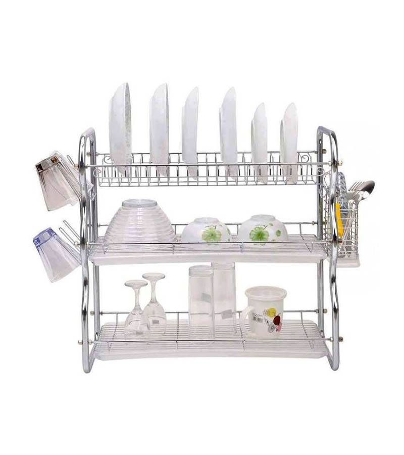 3 Layer Stainless Steel Dish Rack