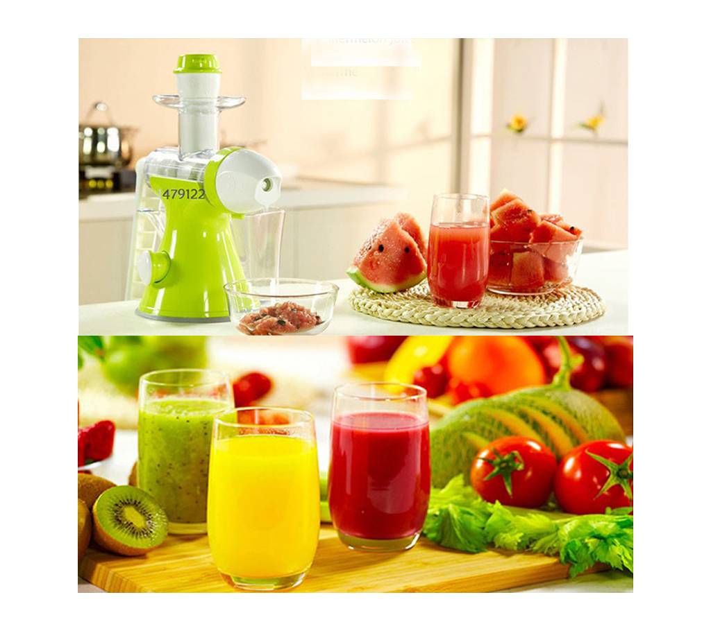 Multi function manual fruits,ice cream & juicer machine