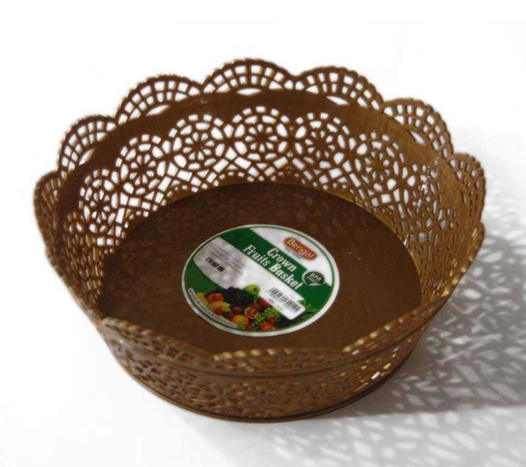 74509 Crown Fruits Bowl Pearl Gold