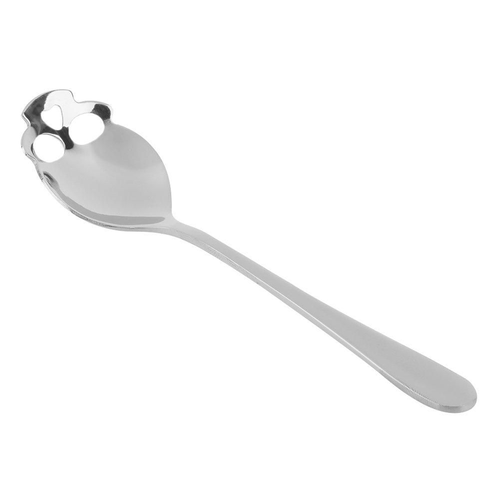 LALA 15cm Skull Coffee Sugar Oatmeal Stirg Dks Stainless Steel Sn