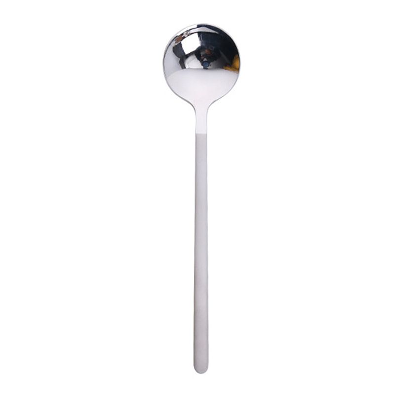 1 Pcs/Set Coffee Scoop 304 Stainless Steel Coffee Spoon With Long Handle Dessert Tea Spoon Set Kitchen Accessories Silver S