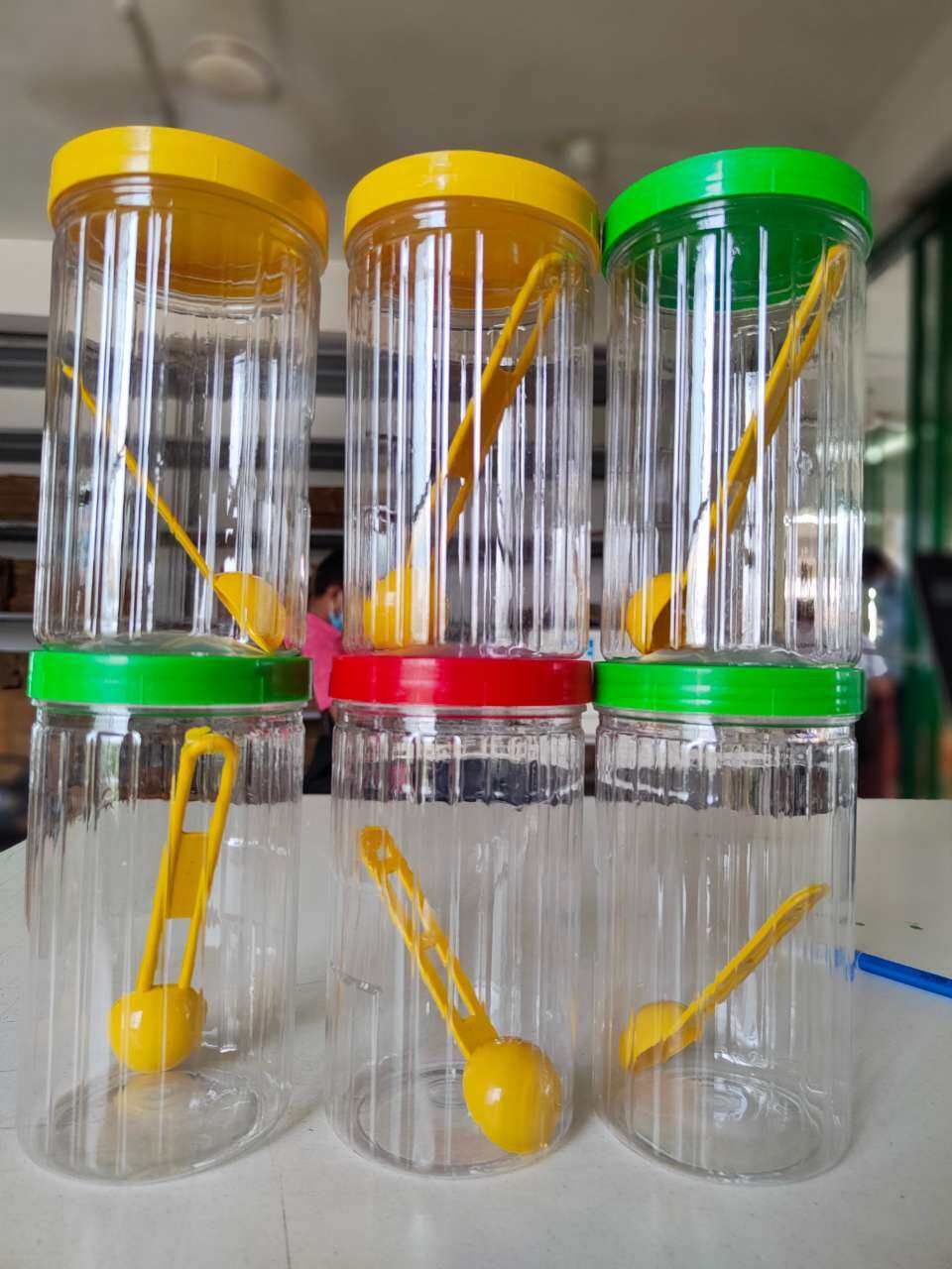 Masala Storage Jar 6Pis Combo Platic 500ml