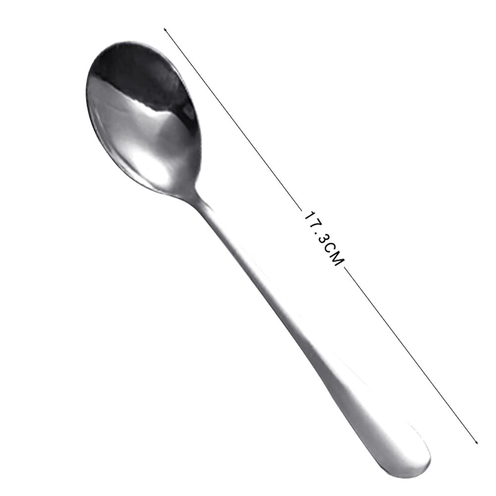 Kitchen Long Handle Stainless Steel Ice Cream Dessert Coffee Tea Spoon Tableware