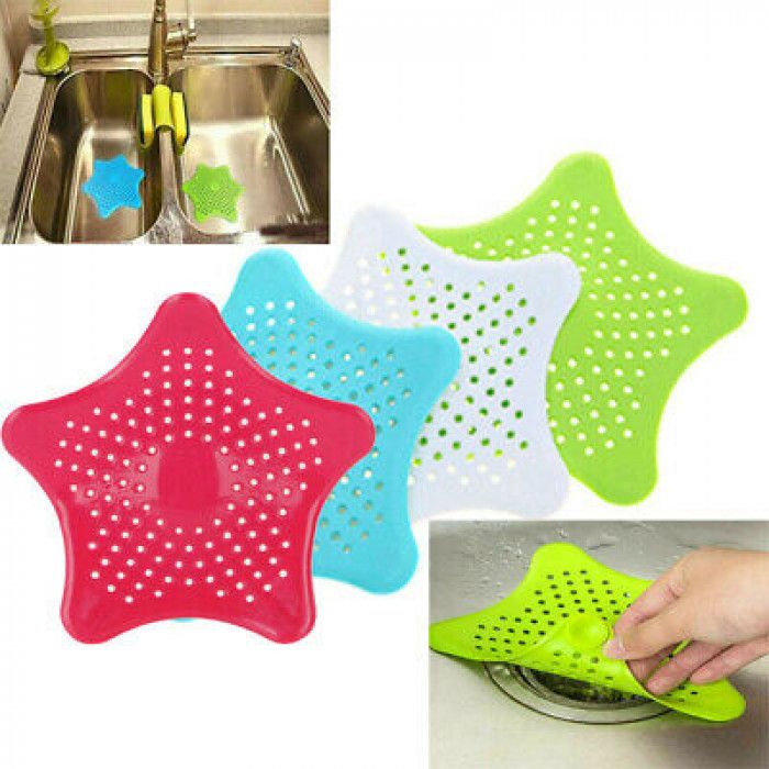 Kitchen Silicone Sink Strainer Kitchen Sink Anti-Clogging Floor Drain Bathroom Filter