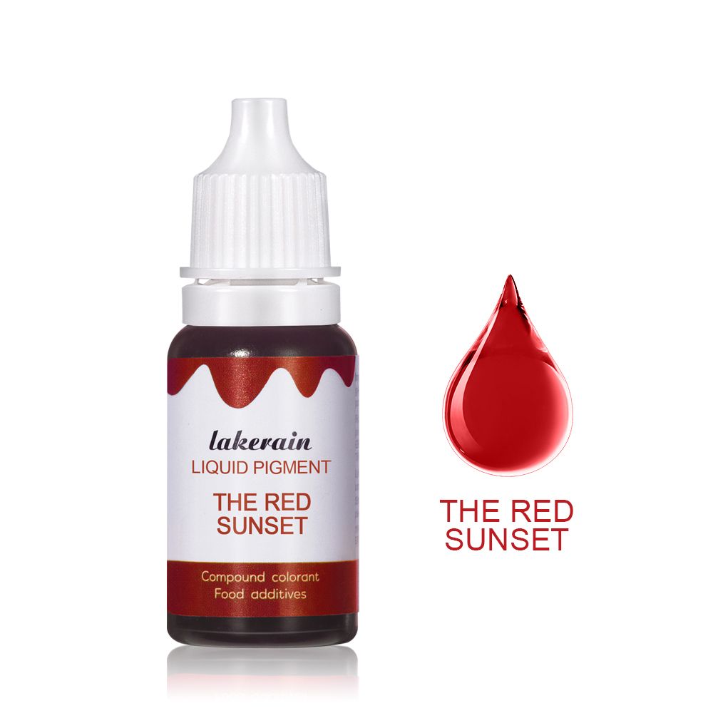 10ml lakerain water and oil dual-use pigment food coloring to make lipstick, lip gloss, lip glaze, soap Simple Fidelity design