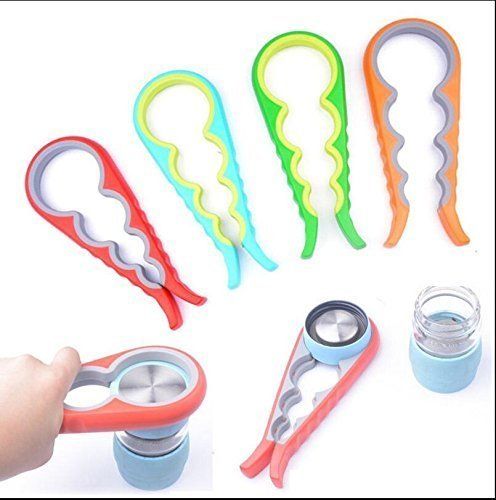 Multifunctional Handy Anti Slip Can Lid Screw Opener Bottle Opener For Bottle Jar Kitchen Twist Tool