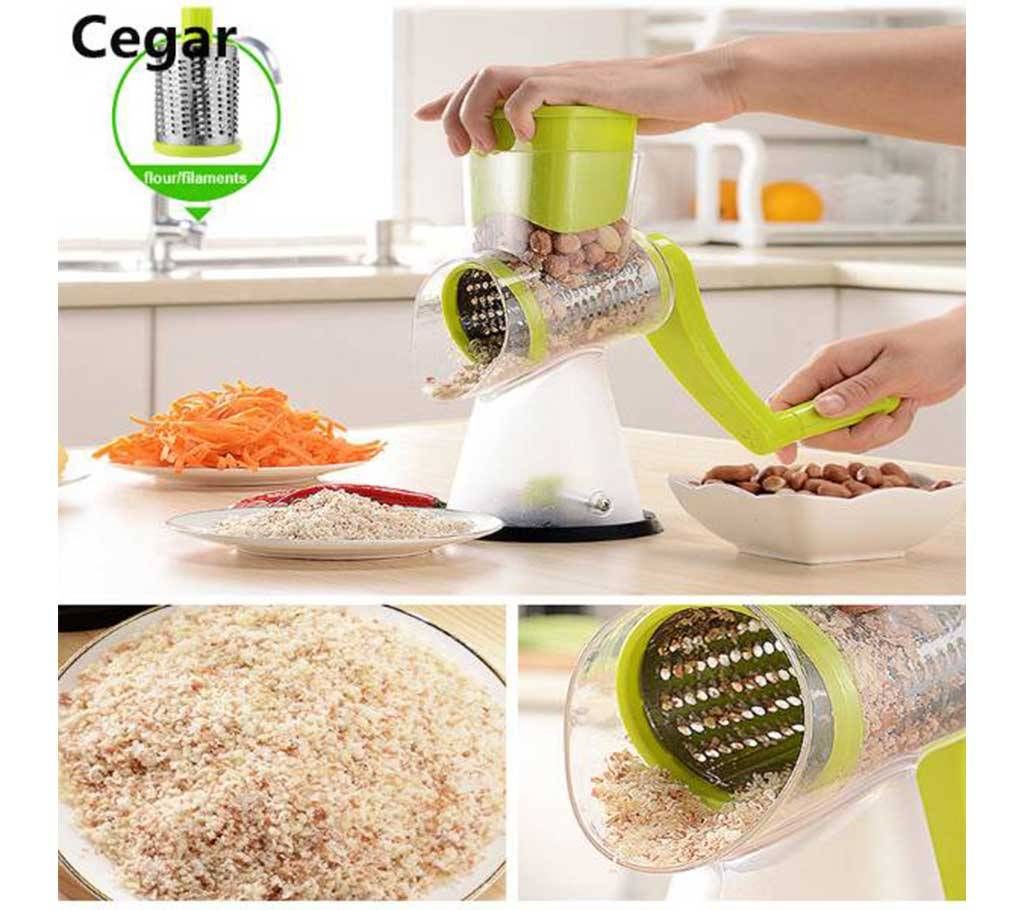 ROUND MANDOLINE SLICER VEGETABLE CUTTER
