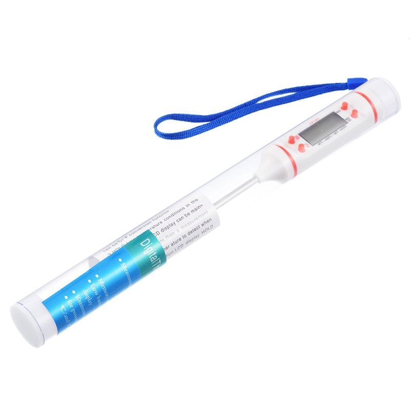 1 Pcs Electronic Digital Foods Thermometer For Cake Candy Fry BBQ Food Meat Tature Household Thermometers with Long Probe