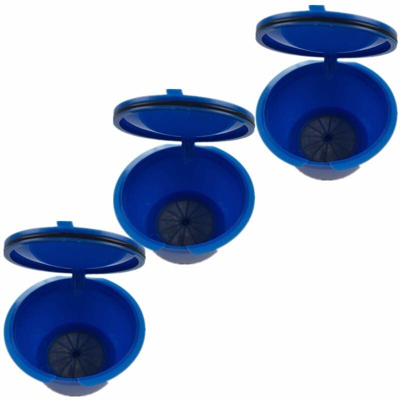 3pcs/set use 150 times Dolce Gusto Coffee Capsule Plastic Capsule Reu Compatible  Dolce Gusto refill