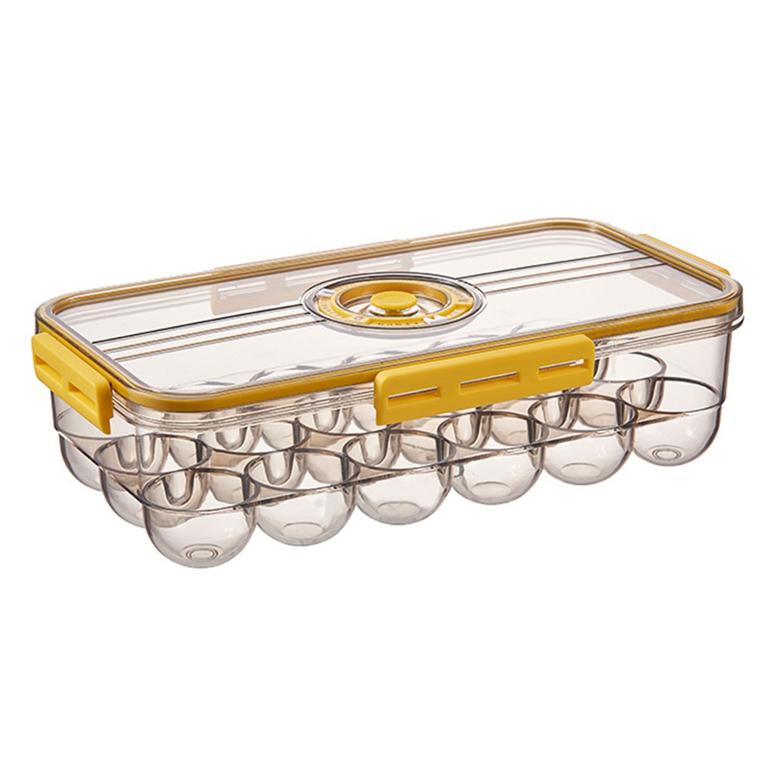 Egg Storage Box BPA Free Large Capacity Plastic Dust-proof Egg Storage Container for Home