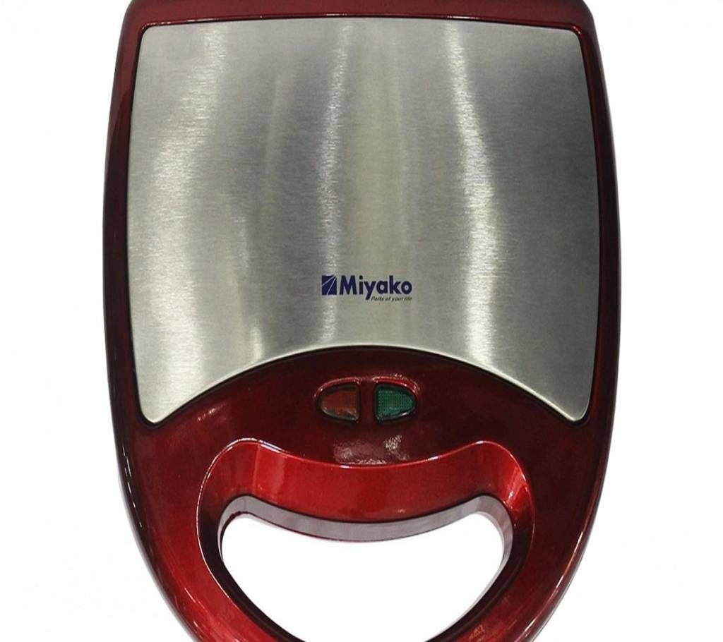 SW-821 Sandwich Maker 750W - Red & Silver