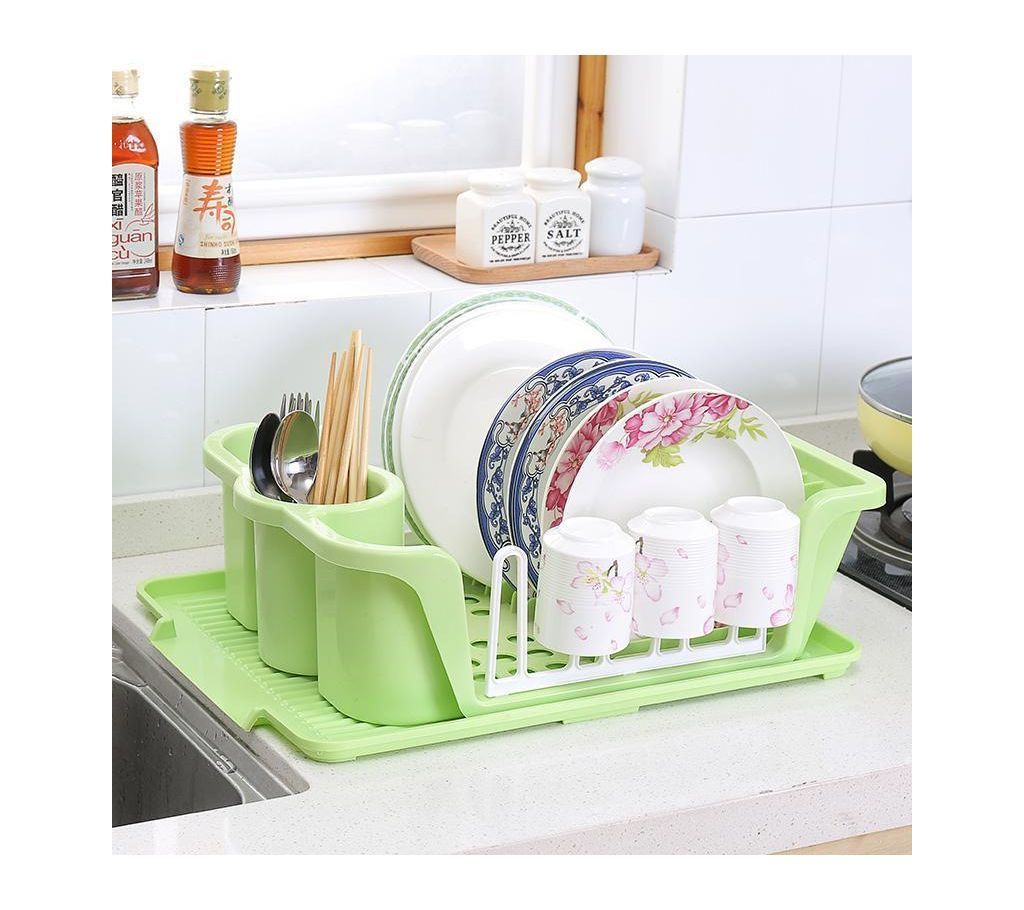Dish Drying Rack - Green
