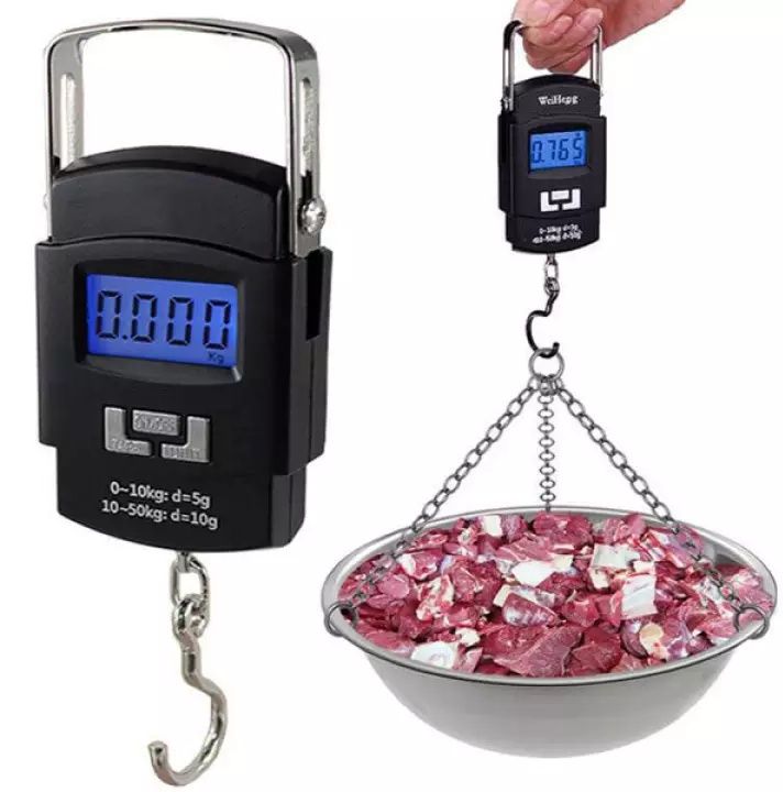 Portable Electronic Scale - Digital Weight Machine 50KG