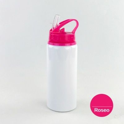600ML Bottle DIY customized colorful print LOGO photo for kids gift with Straw  Travel Sport Easy take Aluminium Portable MAZWEI