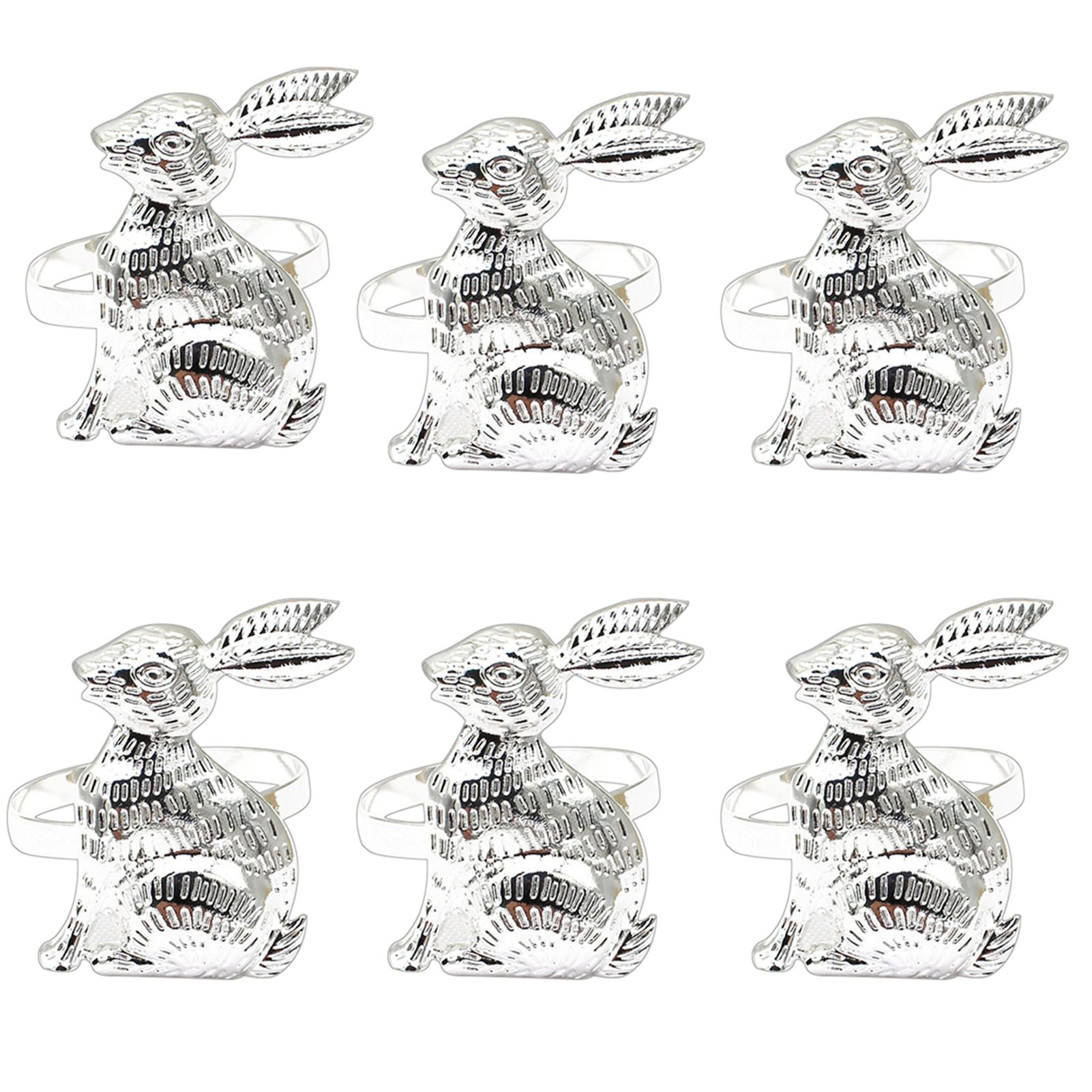 Napkin Circle Anti-rust Charming Bunny Rabbit Napkin Holder