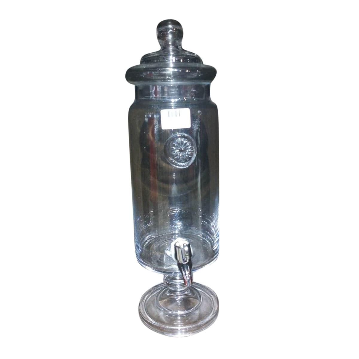 Glass Juice Despenser Crystal Provence Glass Beverage Dispenser Antique Glassware