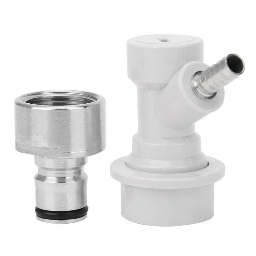 Buy Ying Gas Carbonation Cap Ball Lock Post Home Brewing Keg Connector + Distributor Adapter