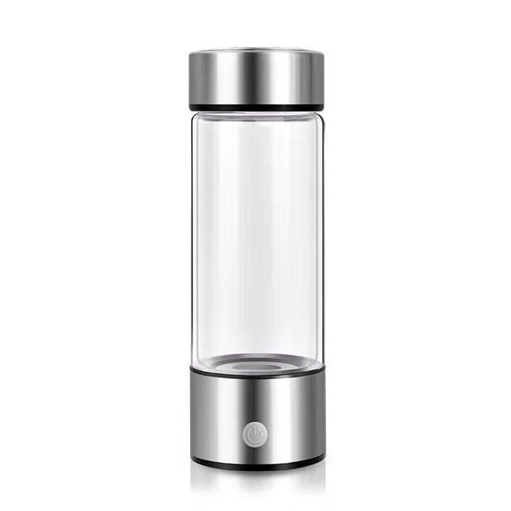 420ml Titanium Quality Hydrogen-Rich Water Cup Ionizer Maker Generator Super Antioxidants Portable HeUSB Hydrogen Bottle-a