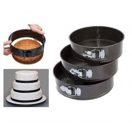 Round shaped cake pan set (3 pcs)