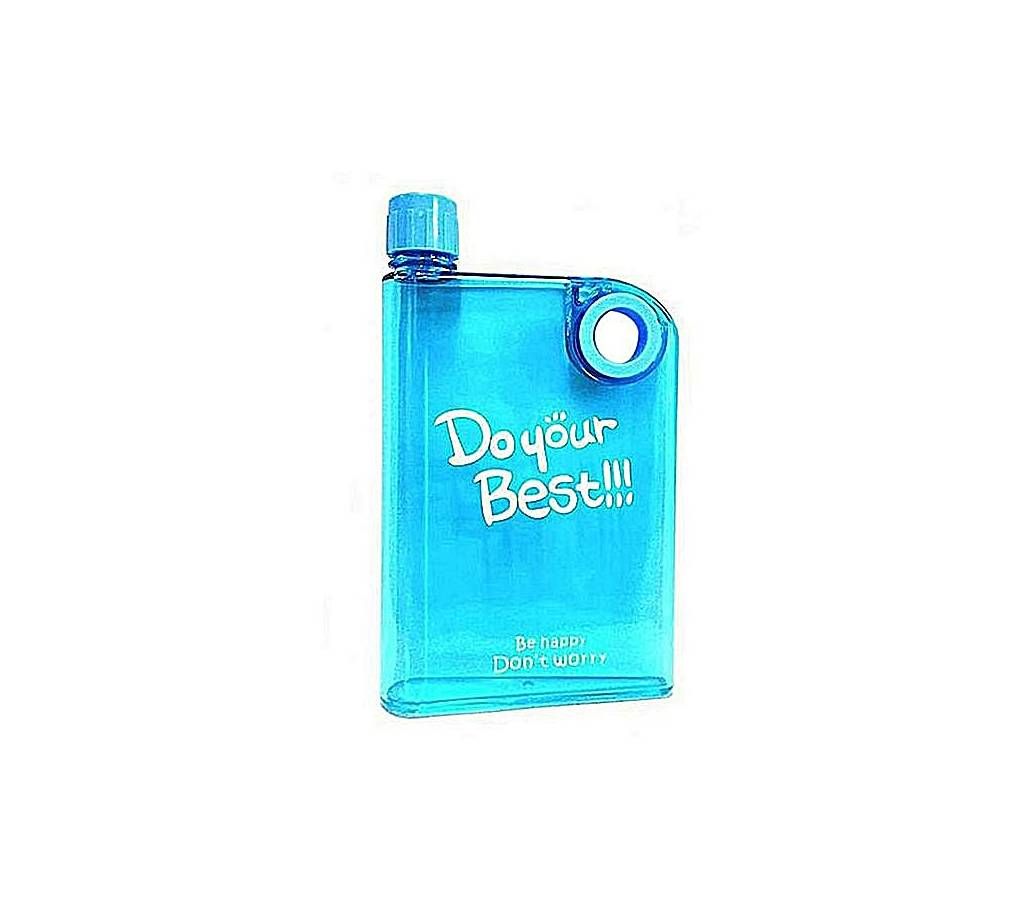 Notebook Water Bottle (380ml) - Sky Blue