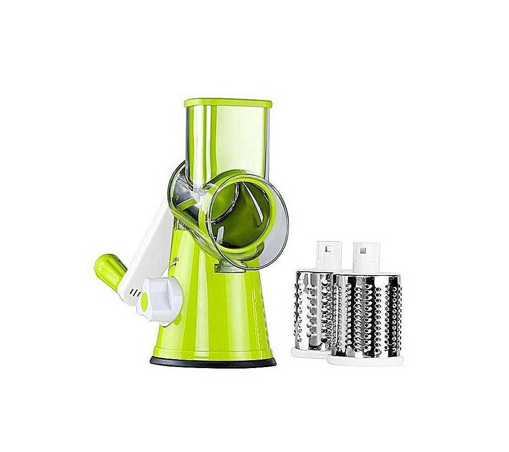 Round Mandoline Slicer Vegetable Cutter - Lime