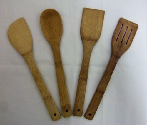 Bamboo Wooden Kitchen Cooking Utensils Set Tools Spatula Spoon Turner