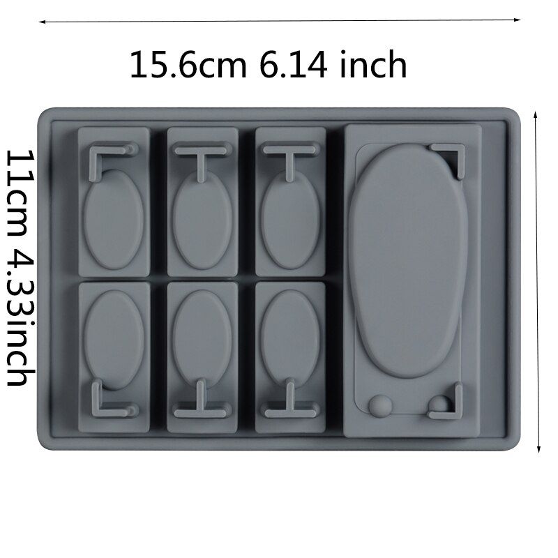 SJ DIY Silicon Mold Chocolate Mould 3D Fondant Decorating Cake Candy Gummy Ice Cube Tray Tools for Kid Foods  Bakeware