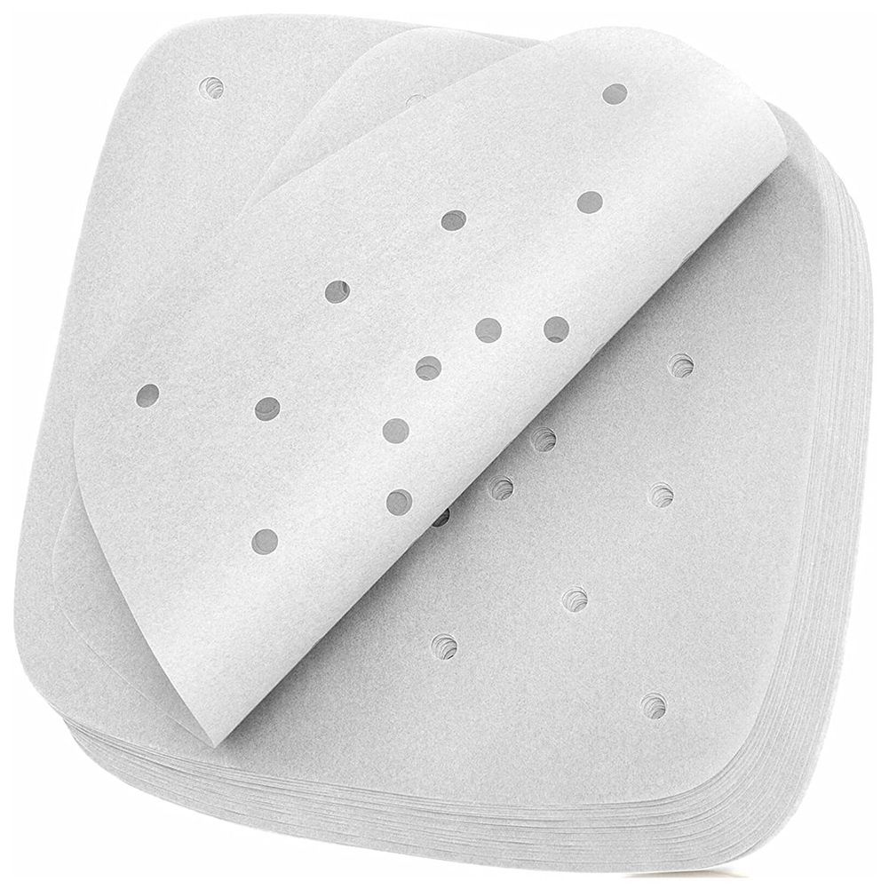 Air Fryer Parchment Paper, Air Fryer Liners, 300Pcs 8.5 Inch, Air Fryer Accessories, Premium Bamboo Steamer Liners