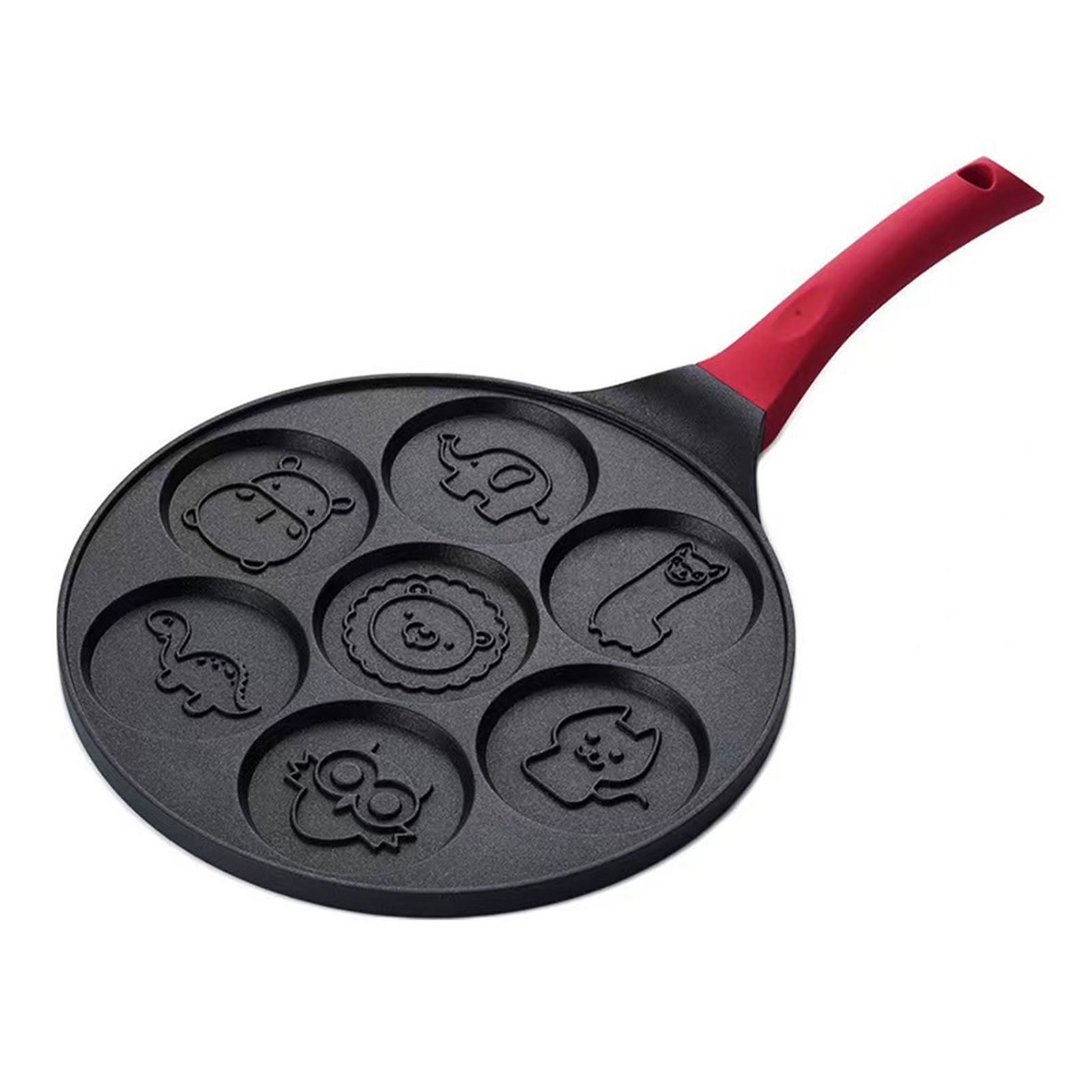 Breakfast Pan Cute Pattern Roller Pancake Pan Small Frying Pan