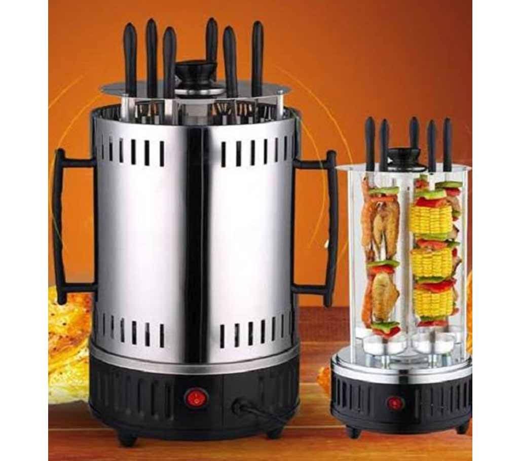 SNEPCOM Stainless Steel 1000W Vertical BBQ Rotisserie Electric Kebab,Shawarma, Machine