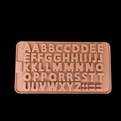Happy Birthday Numbers Silicone Molds English Alphabet Chocolate Cake Mold Fondant English Letters Form Jelly Candy Cake Decor