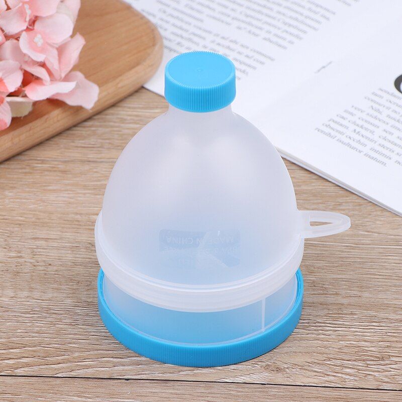 Portable 2 Layers Protein Powder Funnel Portable Fill Funnel For Water Bottle And Protein Shaker Bottle