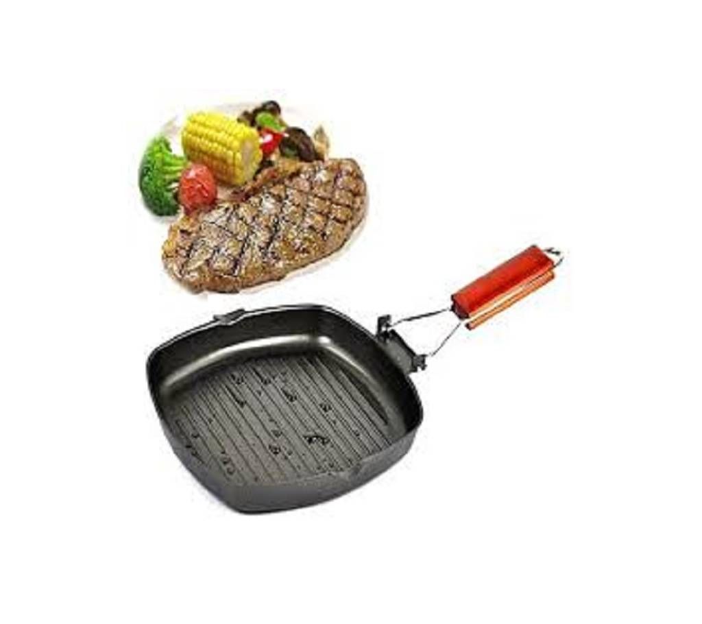 Non-Stick Ceramic Titanium Grill Pan - Black