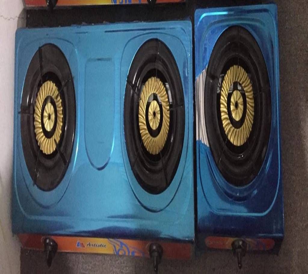 double & single auto stove