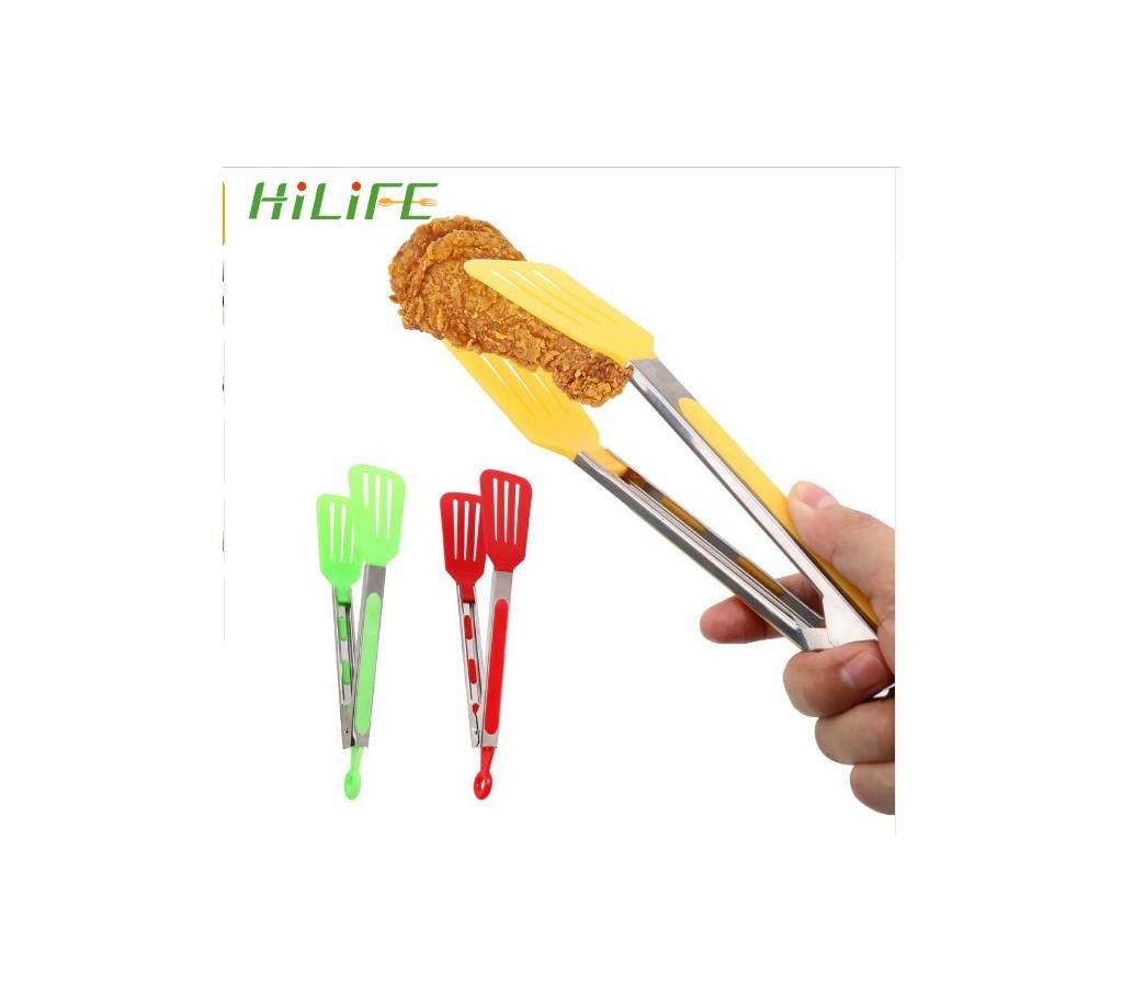 Non-Stick Kitchen Tongs Stainless Steel Handle