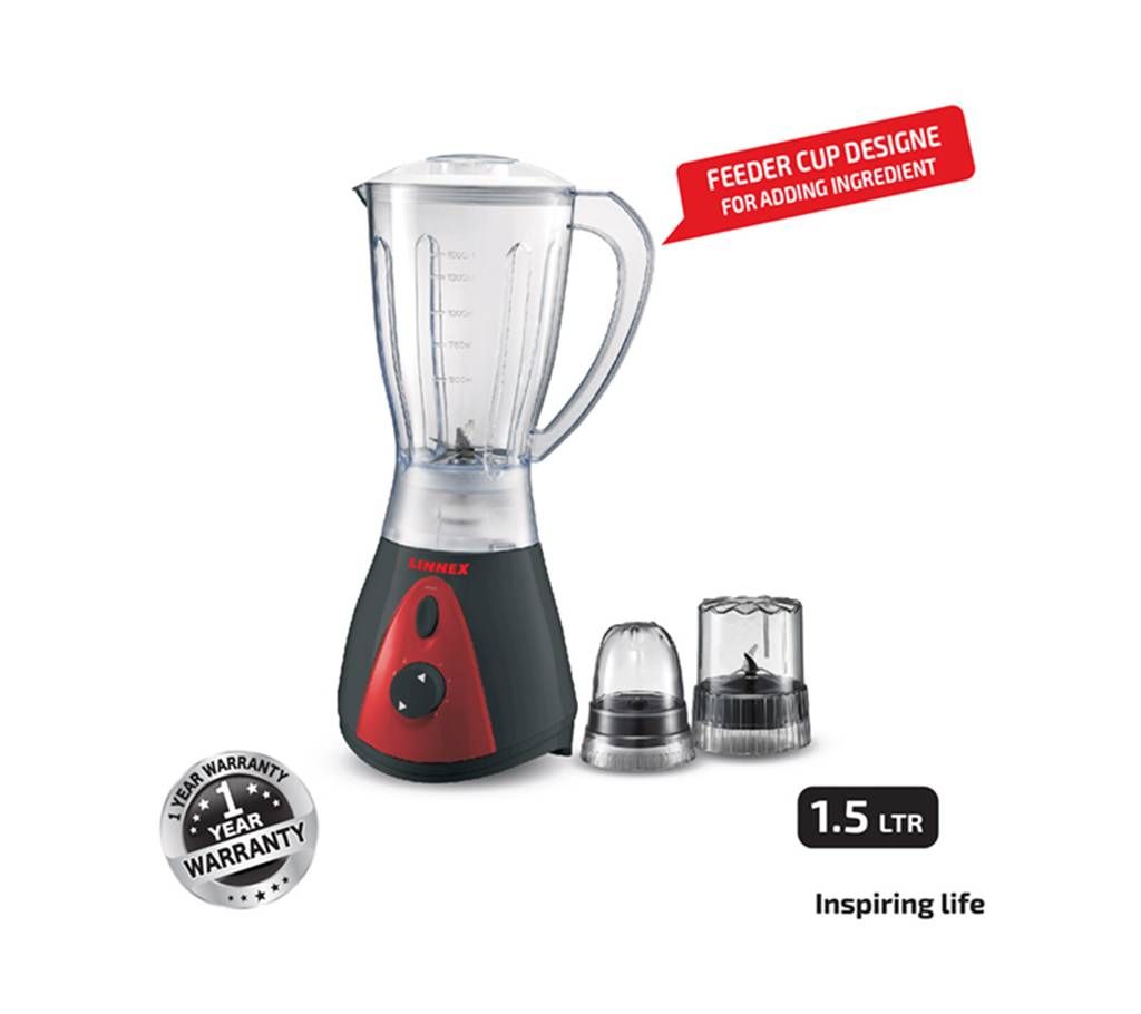 Linnex Blender LNX-BP-818 with large 1.5L plastic jar