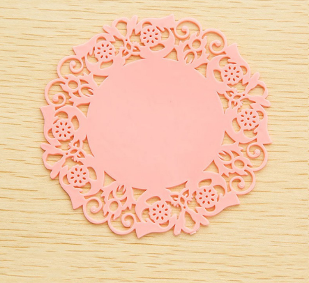 2 Pcs Mat Silicone Placemat High Temperature Resistant Thickening Anti-Scalding Insulation Pad