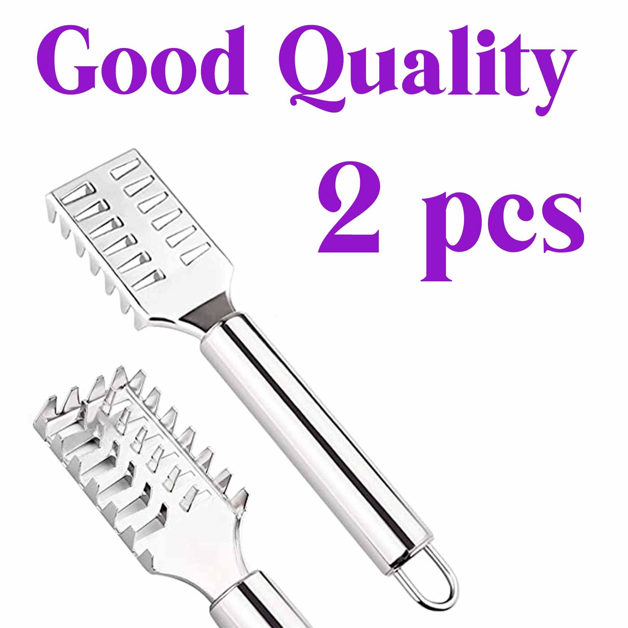 Stainless Steel Fish Scale Cleaner Specialty Kitchen Tools 2 pcs