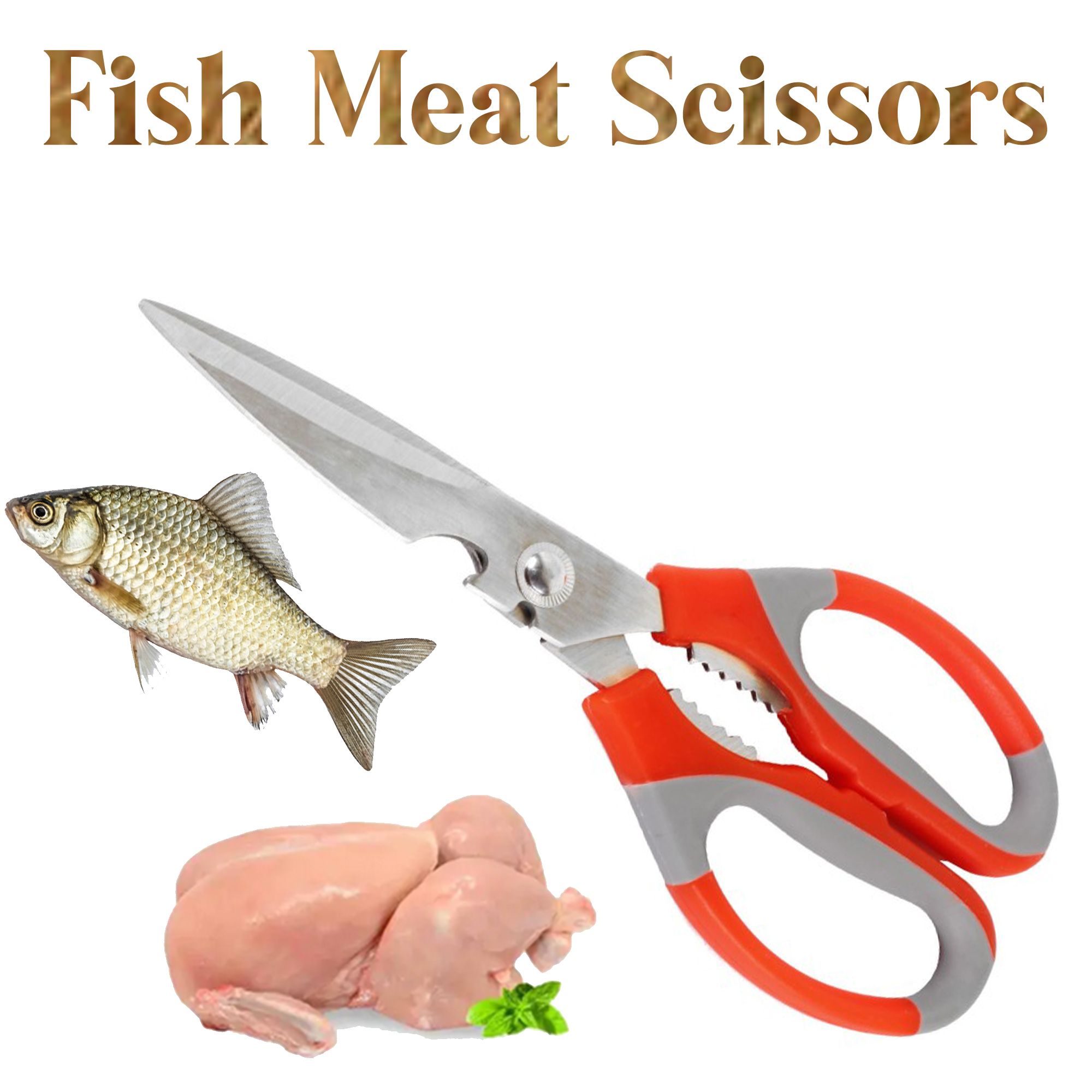 stainless steel kitchen scissor stainless Steel Kitchen Scissors / Fish Cutting Scissors