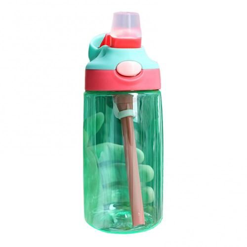 Portable  Children's Drop-proof Drinking Cup Leak-proof With Straw Sports Juice Drinking Cup Outing Daily Drinking Bottle