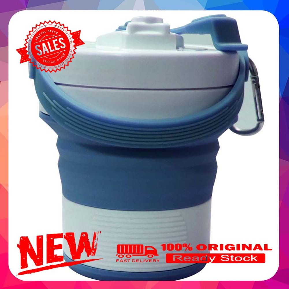 450ml Portable Outdoor Office Collapsible Silicone Coffee Water Drinking Cup