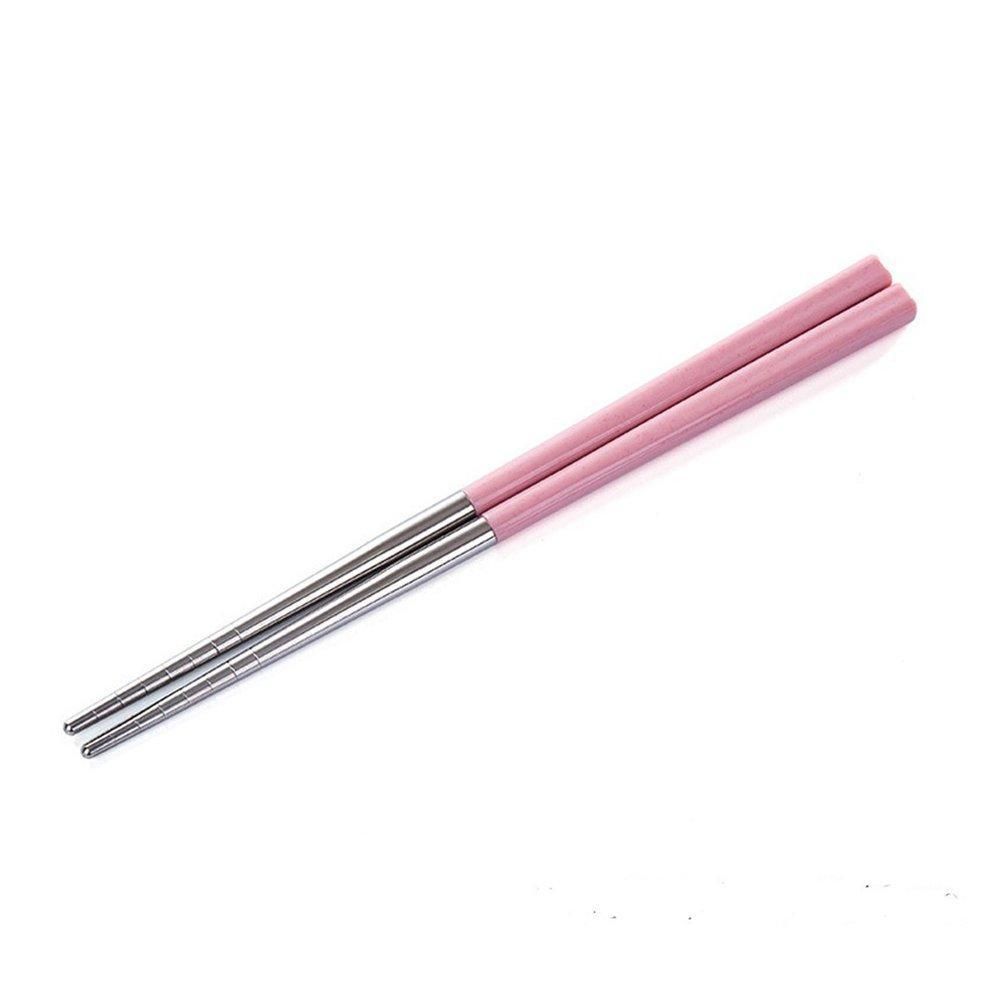 Chinese Style Non-slip Kitchen Tool Tableware Chopsticks Stainless Steel