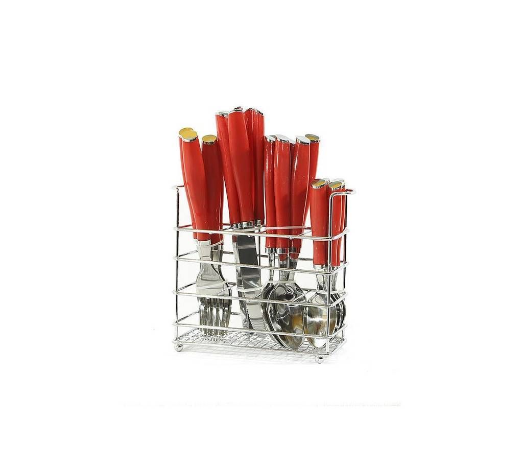 Good Living Spoon Set - Red